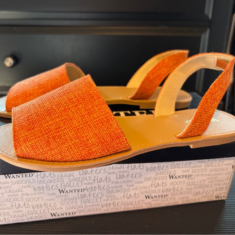 Wanted Women's Vibrant Orange Sandals